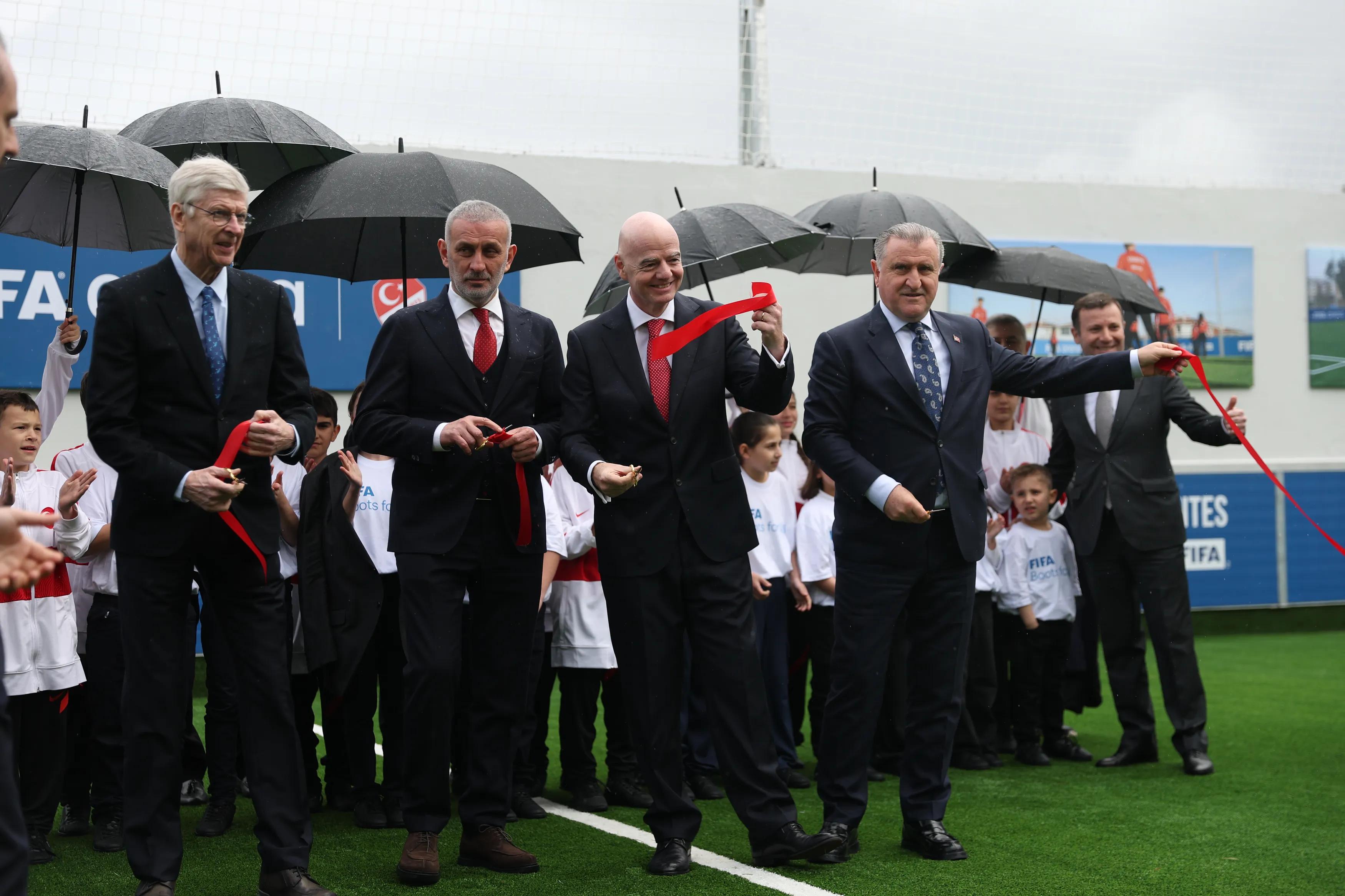 ISTANBUL, TÜRKIYE - APRIL 10: FIFA Arena Sahasi inauguration on April 10, 2026 in Istanbul, Türkiye. (Photo by Ahmad Mora - FIFA/FIFA via Getty Images)